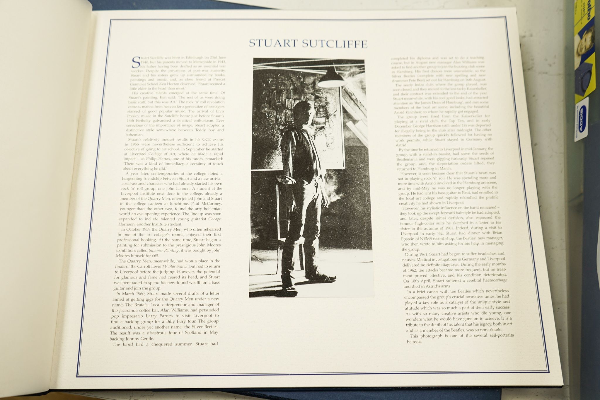 A Stuart Sutcliffe folio, 'The Beatles era' Limited Edition volume